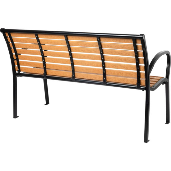 Garden bench KIMBRA, 120x82x41cm, steel/plastic Garden bench KIMBRA, 120x82x41cm, steel/plastic