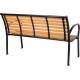 Garden bench KIMBRA, 120x82x41cm, steel/plastic Garden bench KIMBRA, 120x82x41cm, steel/plastic