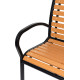 Garden bench KIMBRA, 120x82x41cm, steel/plastic Garden bench KIMBRA, 120x82x41cm, steel/plastic
