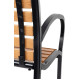 Garden bench KIMBRA, 120x82x41cm, steel/plastic Garden bench KIMBRA, 120x82x41cm, steel/plastic