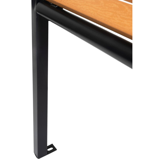 Garden bench KIMBRA, 120x82x41cm, steel/plastic Garden bench KIMBRA, 120x82x41cm, steel/plastic