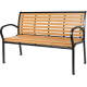 Garden bench KIMBRA, 120x82x41cm, steel/plastic Garden bench KIMBRA, 120x82x41cm, steel/plastic