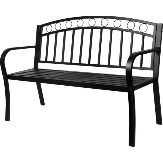Pegi bench, garden with table, metal 127x53x84 cm Pegi bench, garden with table, metal 127x53x84 cm