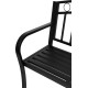 Pegi bench, garden with table, metal 127x53x84 cm Pegi bench, garden with table, metal 127x53x84 cm