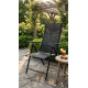 Minini chair, black, garden, adjustable, 56x71x106 cm Minini chair, black, garden, adjustable, 56x71x106 cm