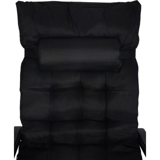 Lamamistool POHO, must, reguleeritav, 65x160x110 cm Lamamistool POHO, must, reguleeritav, 65x160x110 cm