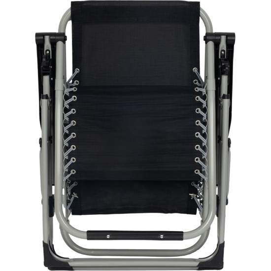 Lamamistool POHO, must, reguleeritav, 65x160x110 cm Lamamistool POHO, must, reguleeritav, 65x160x110 cm