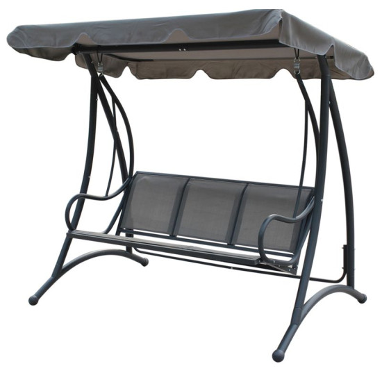 Садовые качели LENOX, 250 кг, 194x119x170 см, ПЭ 160 г/м2 Садовые качели LENOX, 250 кг, 194x119x170 см, ПЭ 160 г/м2