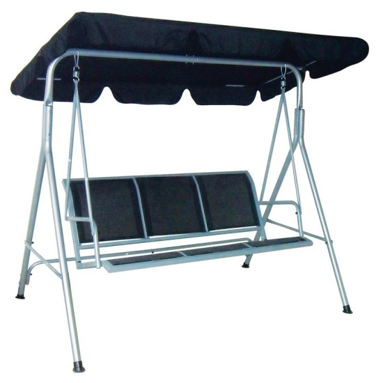 Garden swing CAIRO, 150 kg, 175x112x155 cm, PE 160 g/m2 Garden swing CAIRO, 150 kg, 175x112x155 cm, PE 160 g/m2