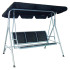 Garden swing CAIRO, 150 kg, 175x112x155 cm, PE 160 g/m2