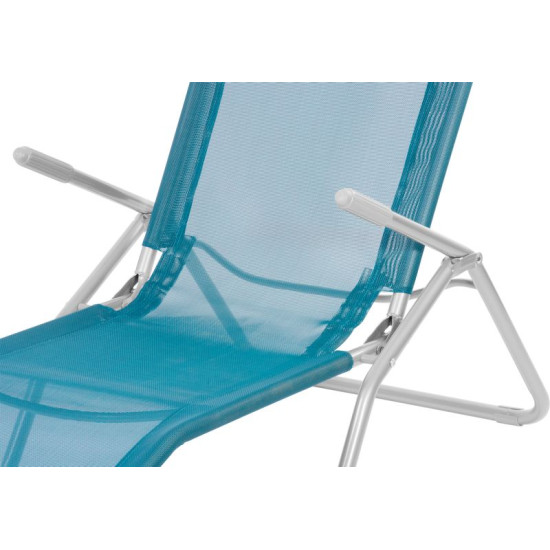 Lounger JAMAICA, 140x60x96 cm, blue Lounger JAMAICA, 140x60x96 cm, blue
