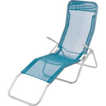 Lounger JAMAICA, 140x60x96 cm, blue
