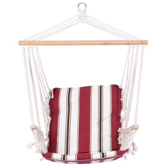 CRAIG armchair, rocking, garden, red, cotton, max. 150 kg, 100x50 cm CRAIG armchair, rocking, garden, red, cotton, max. 150 kg, 100x50 cm