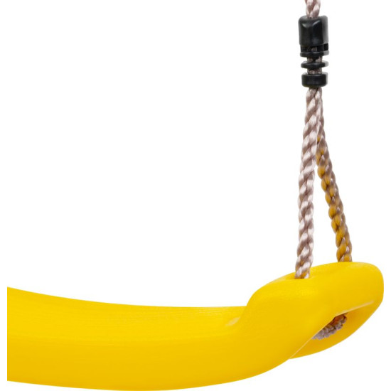 Child swing LEQ ABELLA, yellow, 43x17x8.5 cm, plastic Child swing LEQ ABELLA, yellow, 43x17x8.5 cm, plastic