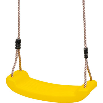 Child swing LEQ ABELLA, yellow, 43x17x8.5 cm, plastic