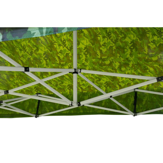 Tent FESTIVAL 30, 3x3 m, camouflage, professional, UV-resistant sheet, without wall