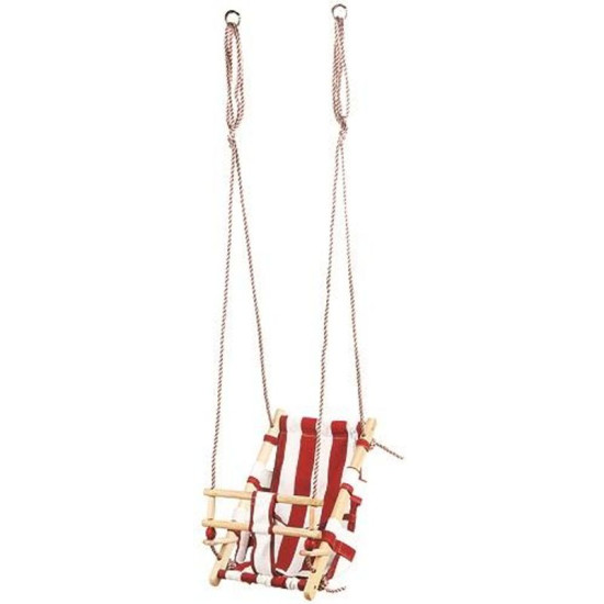 Children swing LEQ FUMIKO, 36x24x45 cm, textil/wood Children swing LEQ FUMIKO, 36x24x45 cm, textil/wood