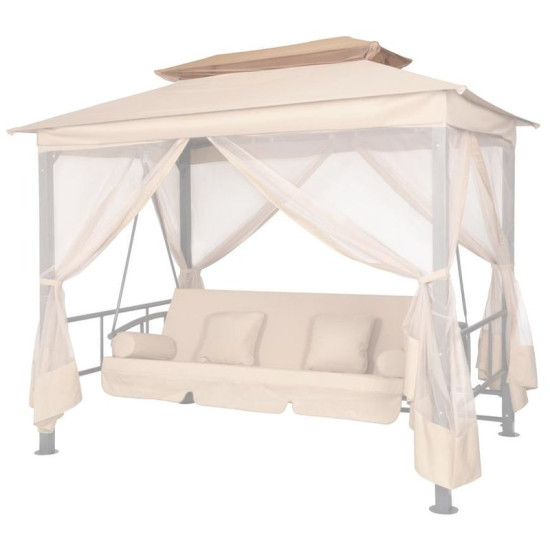 ALIPASCHA Lux canopy, for garden swing, top, part 13 ALIPASCHA Lux canopy, for garden swing, top, part 13