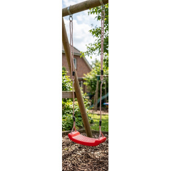 Child swing LEQ ABELLA, red, 43x17x8.5 cm, children's, plastic