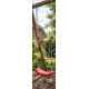 Child swing LEQ ABELLA, red, 43x17x8.5 cm, children's, plastic