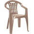 Curver® MALLORCA chair, cappuccino