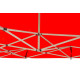 Tent FESTIVAL 45, 3x4.5 m, red, profi, UV resistant tarpaulin, without wall Tent FESTIVAL 45, 3x4.5 m, red, profi, UV resistant tarpaulin, without wall