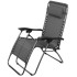 Lounger SONORA, grey, adjustable, max. 120 kg, 66x177x108 cm