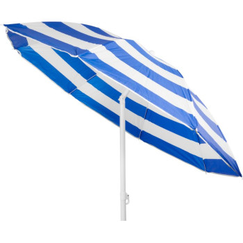 Parasol DALIA 180 cm, 32/32 mm, with tilting joint, blue-white, beach Parasol DALIA 180 cm, 32/32 mm, with tilting joint, blue-white, beach