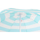 Parasol DALIA 180 cm, 32/32 mm, with tilting joint, turquoise-white, beach Parasol DALIA 180 cm, 32/32 mm, with tilting joint, turquoise-white, beach
