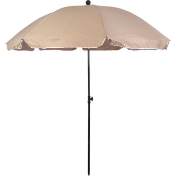 Parasol BETTY 200 cm, 22/25 mm, with hinge, beige, beach