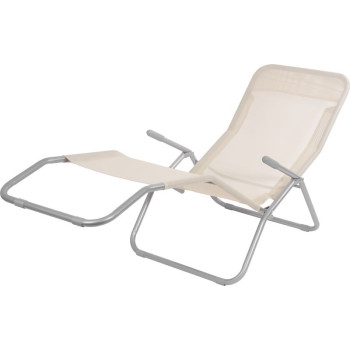 Lounger JAMAICA, beige, 140x60x95 cm Lounger JAMAICA, beige, 140x60x95 cm
