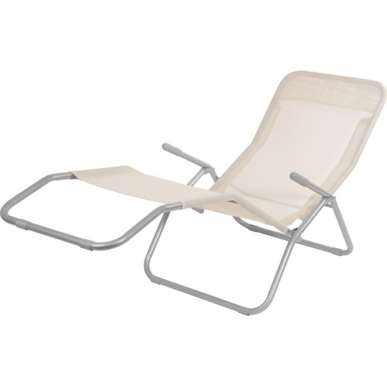Lounger JAMAICA, beige, 140x60x95 cm Lounger JAMAICA, beige, 140x60x95 cm