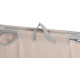Lounger PANAMA, beige, 188x55x27 cm