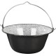 Чайник MagicHome, для тушения, 12 л, 39,8x18 см, эмалированный, черный, без крышки