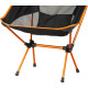 Chair Strend Pro, folding, with storage, grey, Oxford 600D, 59x52x64 cm