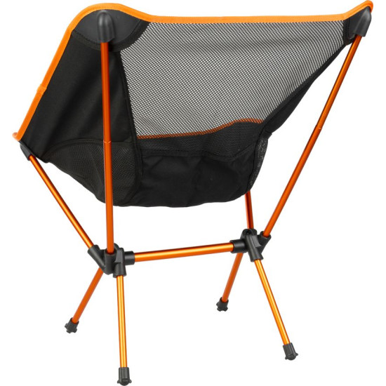 Chair Strend Pro, folding, with storage, grey, Oxford 600D, 59x52x64 cm