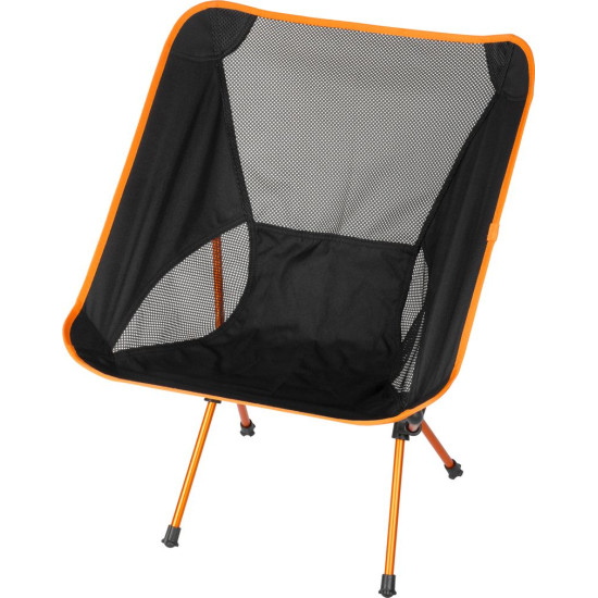 Chair Strend Pro, folding, with storage, grey, Oxford 600D, 59x52x64 cm