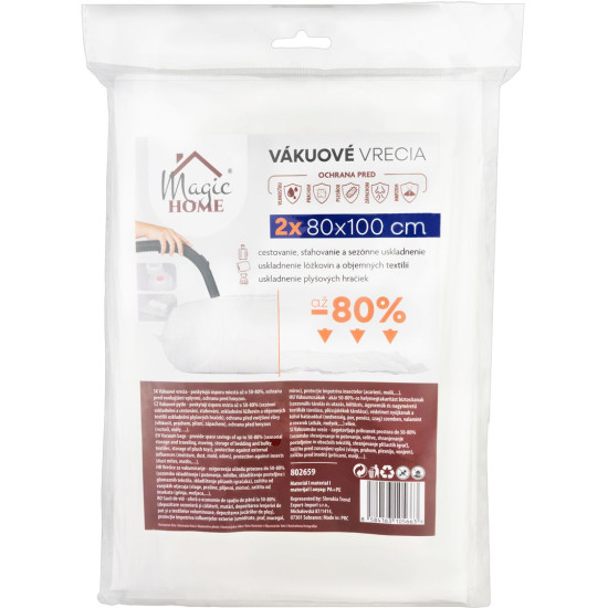 MagicHome Kott, tolmuimeja, imemisega 80 x 100 cm, pakis 2 tk