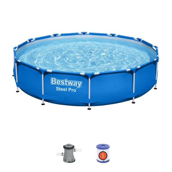 Bestway® Steel Pro MAX™ Above Ground Pool Set 3.66 m x 76 cm, filter