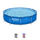 Bestway® Steel Pro MAX™ Above Ground Pool Set 3.66 m x 76 cm, filter