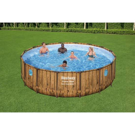 Bestwаy® рower Steel™ 56725, Бассейн 4,88 м x 1,22 м