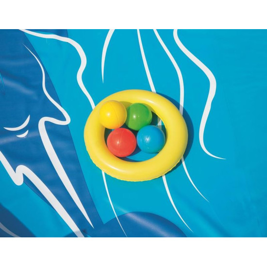 Bestway® 53069 bassein, Lava Lagoon, laste täispuhutav mänguväljak, 265x265x104 cm
