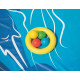 Bestway® 53069 bassein, Lava Lagoon, laste täispuhutav mänguväljak, 265x265x104 cm