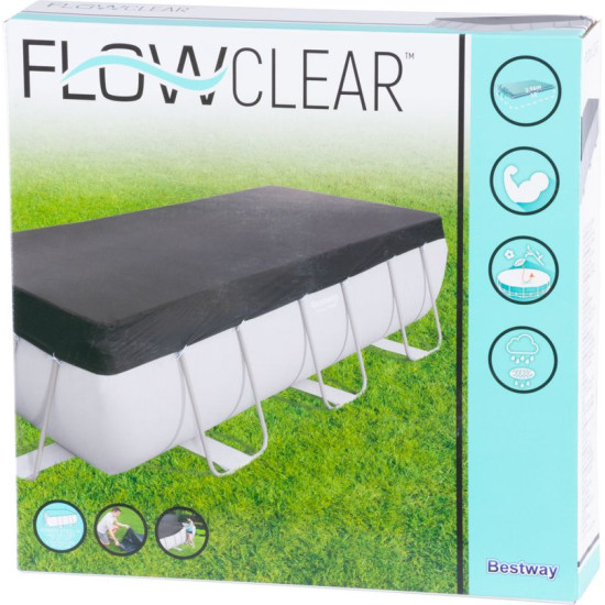 Брезент Bestwаy® Flowсleаr™, 58232, для бассейна, 4,12x2,01 м Брезент Bestwаy® Flowсleаr™, 58232, для бассейна, 4,12x2,01 м