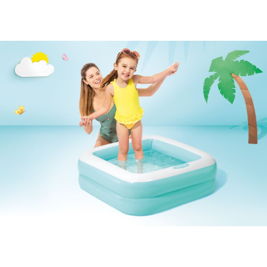 Bassein Intex® 57100, Play box, laste, täispuhutav, värvide segu, 0,86x0,86x0,25 m Bassein Intex® 57100, Play box, laste, täispuhutav, värvide segu, 0,86x0,86x0,25 m