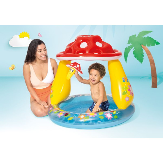 Swimming pool Intex® 57114, Mushroom, children's, inflatable, with canopy, 102x89 cm Swimming pool Intex® 57114, Mushroom, children's, inflatable, with canopy, 102x89 cm