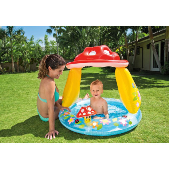 Swimming pool Intex® 57114, Mushroom, children's, inflatable, with canopy, 102x89 cm Swimming pool Intex® 57114, Mushroom, children's, inflatable, with canopy, 102x89 cm