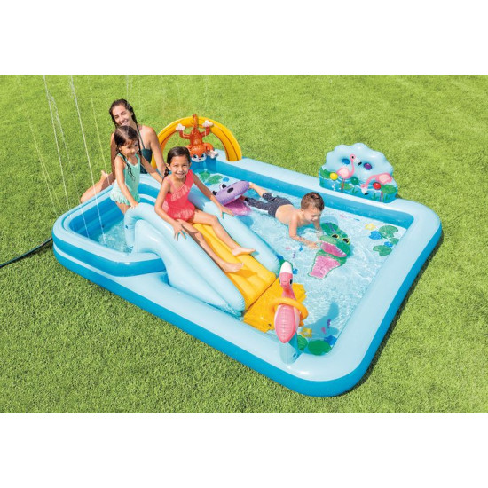 Pool Intex® 57161, Jungle adventure play center, children's, inflatable playground, 244x198x71 cm Pool Intex® 57161, Jungle adventure play center, children's, inflatable playground, 244x198x71 cm