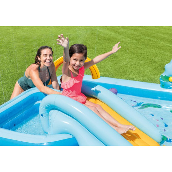 Pool Intex® 57161, Jungle adventure play center, children's, inflatable playground, 244x198x71 cm Pool Intex® 57161, Jungle adventure play center, children's, inflatable playground, 244x198x71 cm