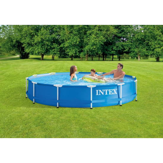 Intex® Metal Frame 28212 pool, cartridge filtration, 366x76 cm